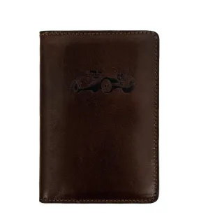 Brown Leather Car Documents Holder for Women - Self-Reliance