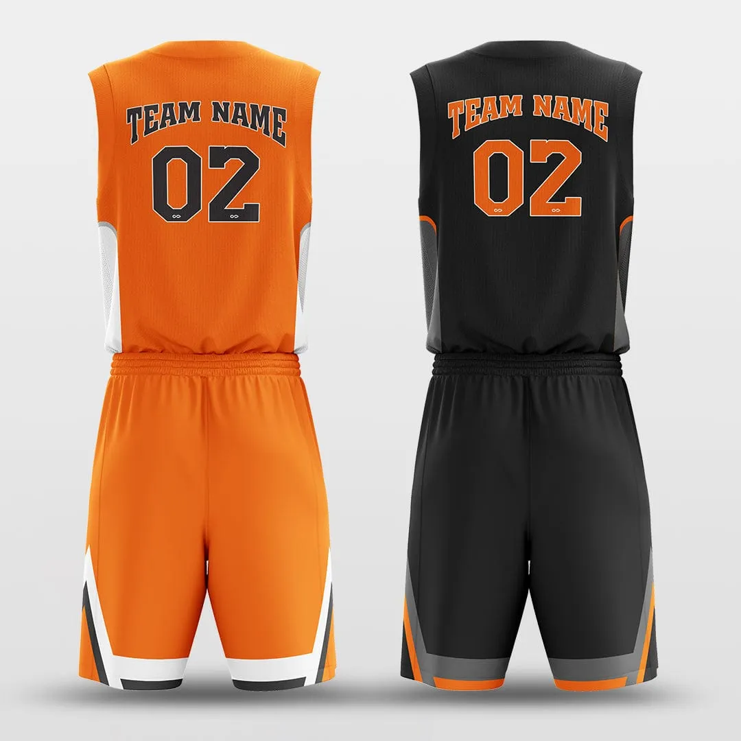 Burning - Customized Reversible Sublimated Basketball Set