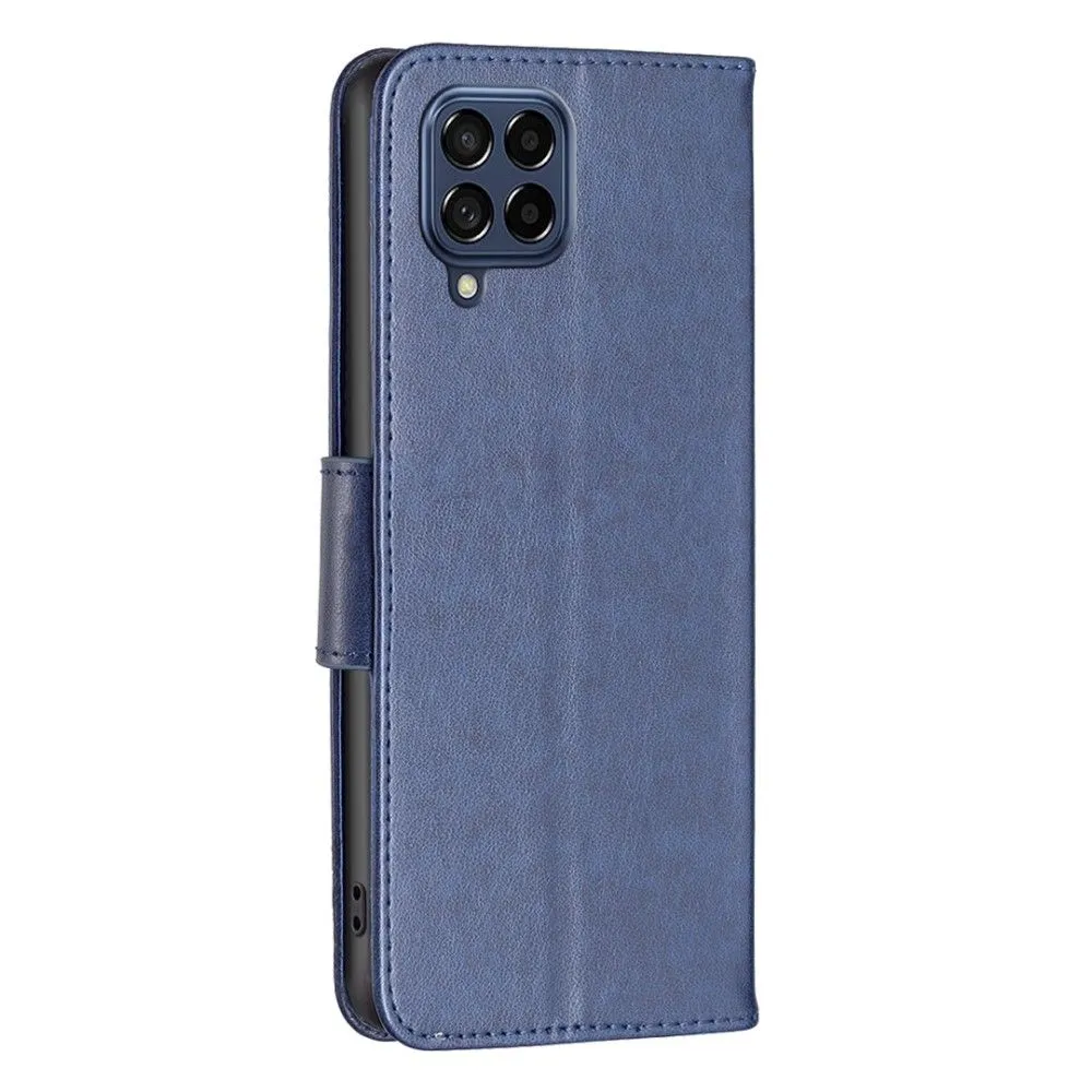 Butterfly Samsung Galaxy M53 5G flip case - Dark Blue