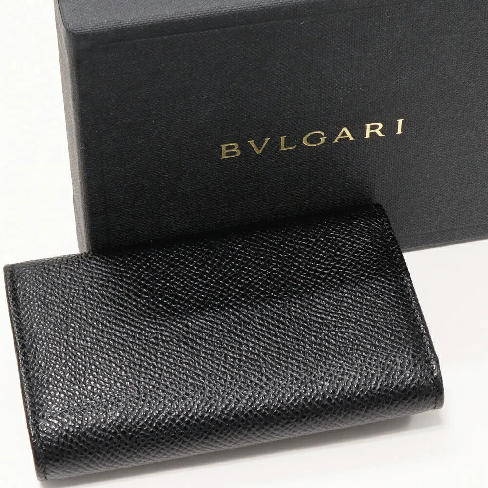 Bvlgari Grain Leather Key Case