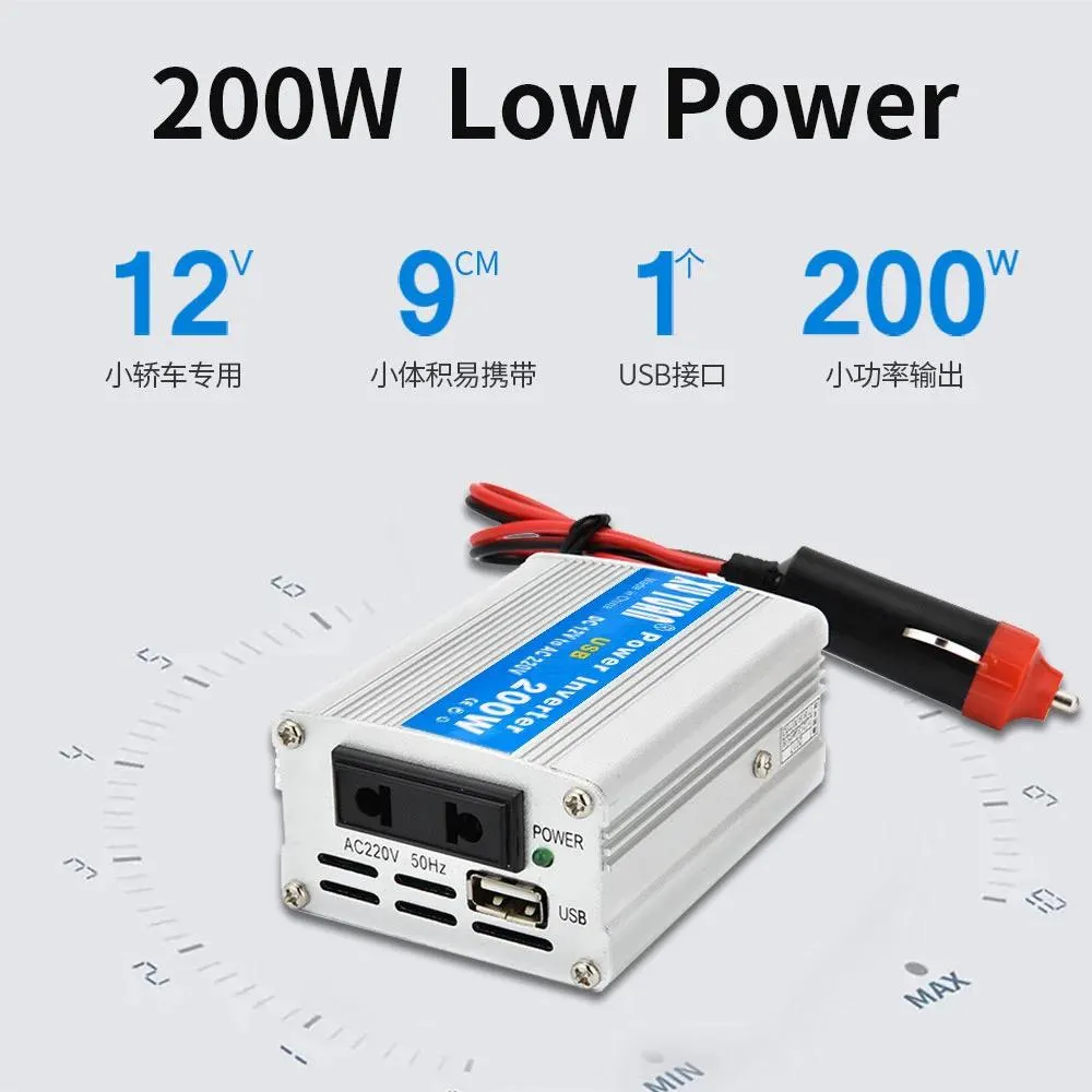 Car Power Inverter DC 12V To 220V DC