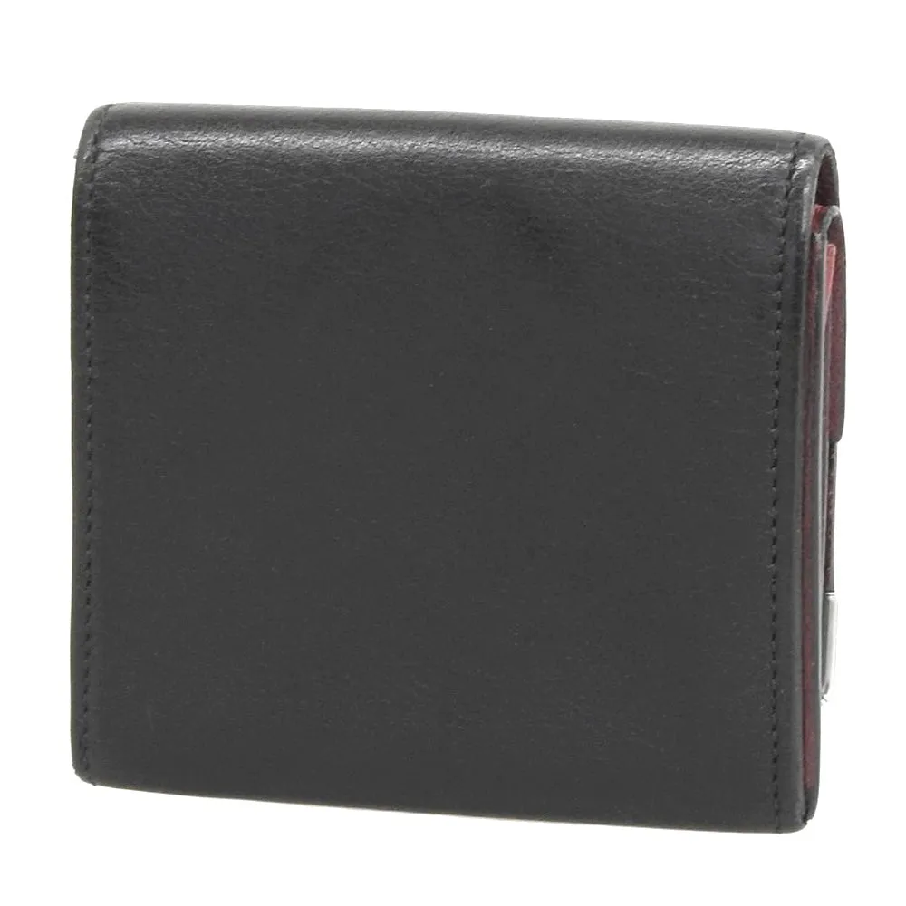 Cartier Leather Coin Case Black