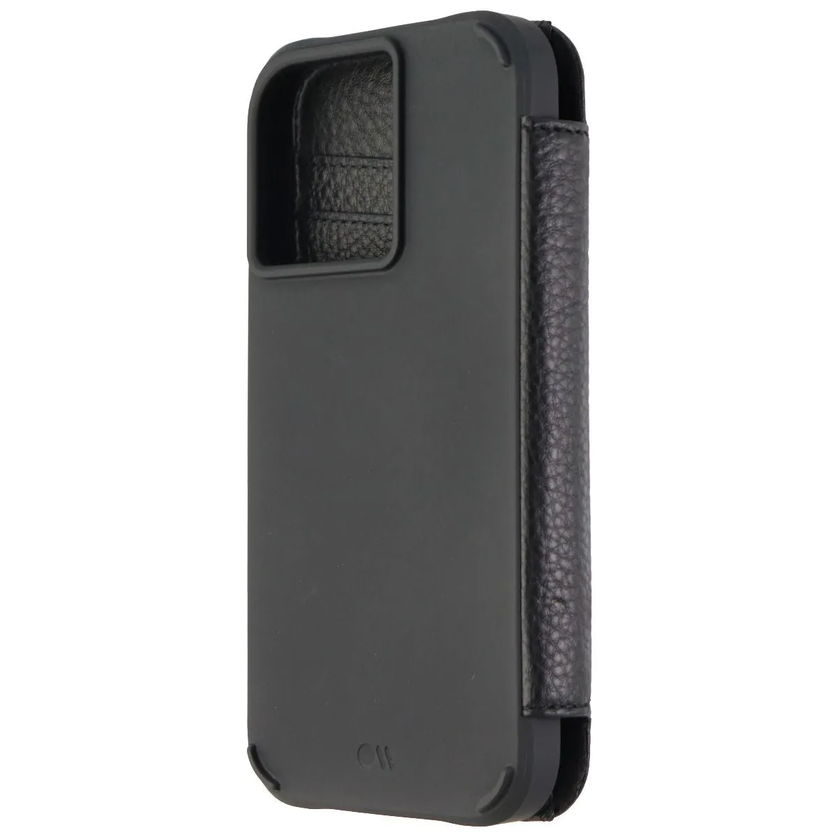 Case-Mate Leather Tough Wallet Folio for MagSafe for iPhone 13 Pro - Black