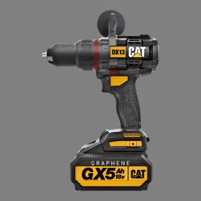 CAT DX13 20V Combi Drill 1 x 5.0Ah Graphene With Battery