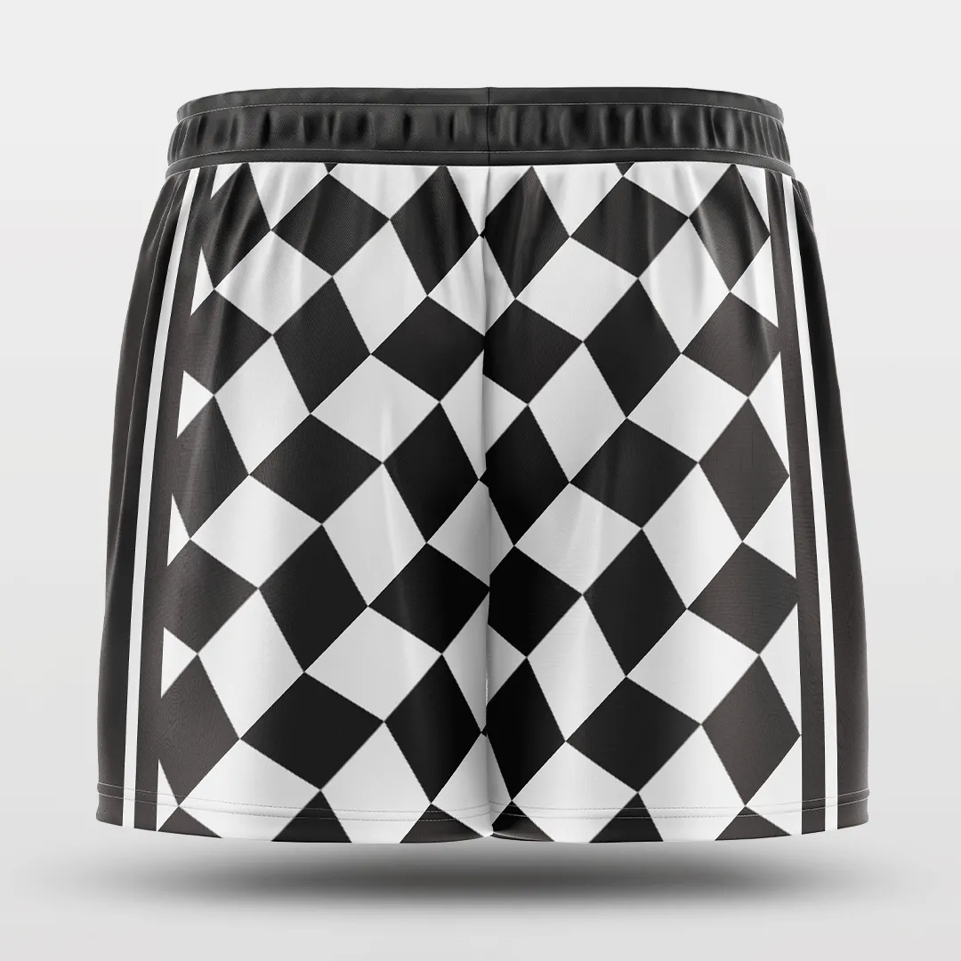 Checkerboard - Customized Half length shorts