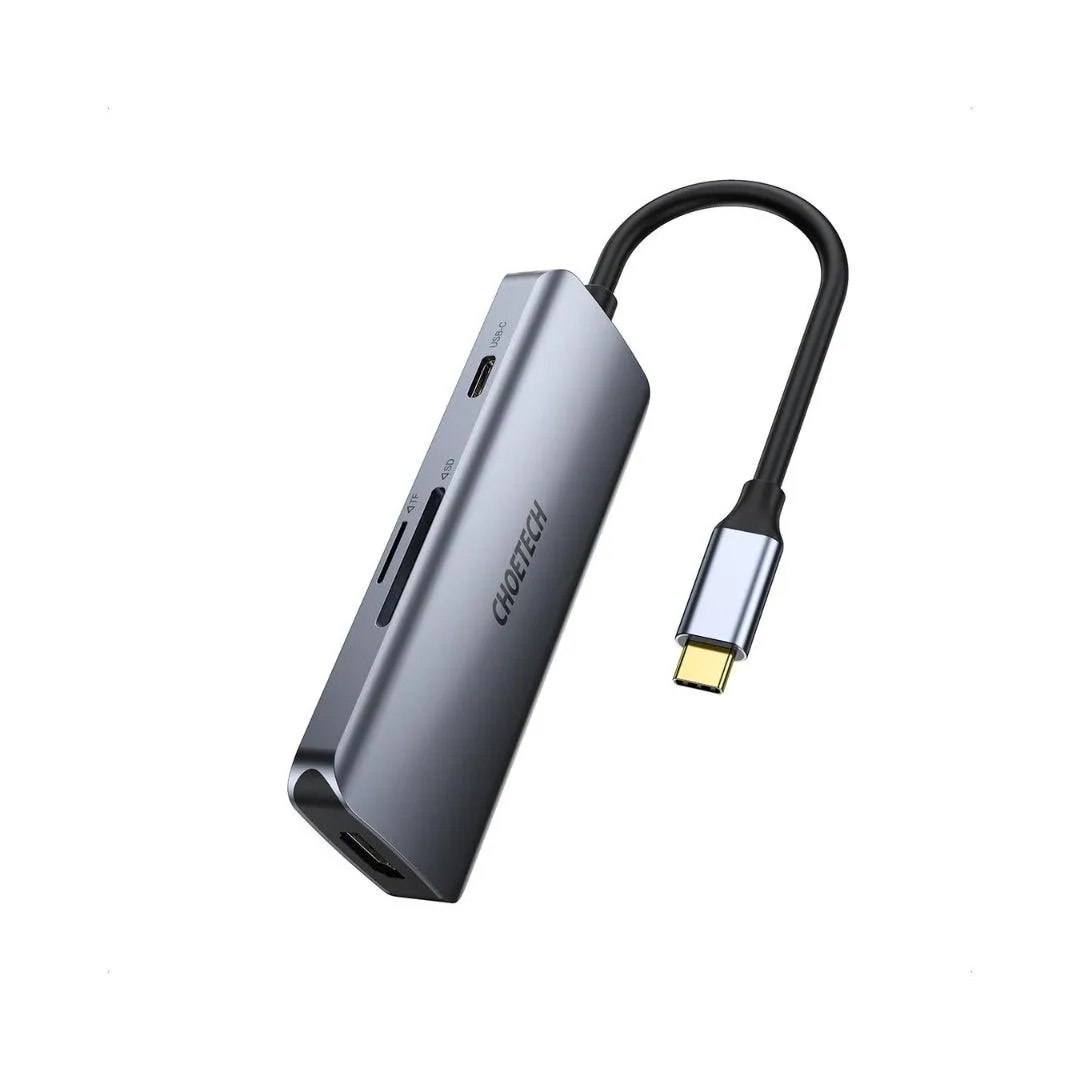 CHOETECH HUB-M19 7-in-1 USB-C to HDMI Multifunction Adapter