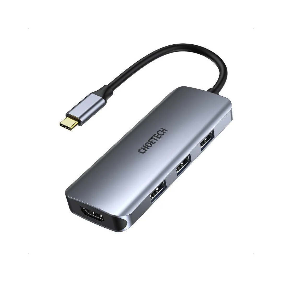 CHOETECH HUB-M19 7-in-1 USB-C to HDMI Multifunction Adapter