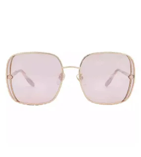 Chopard Women's Pink Square Sunglasses