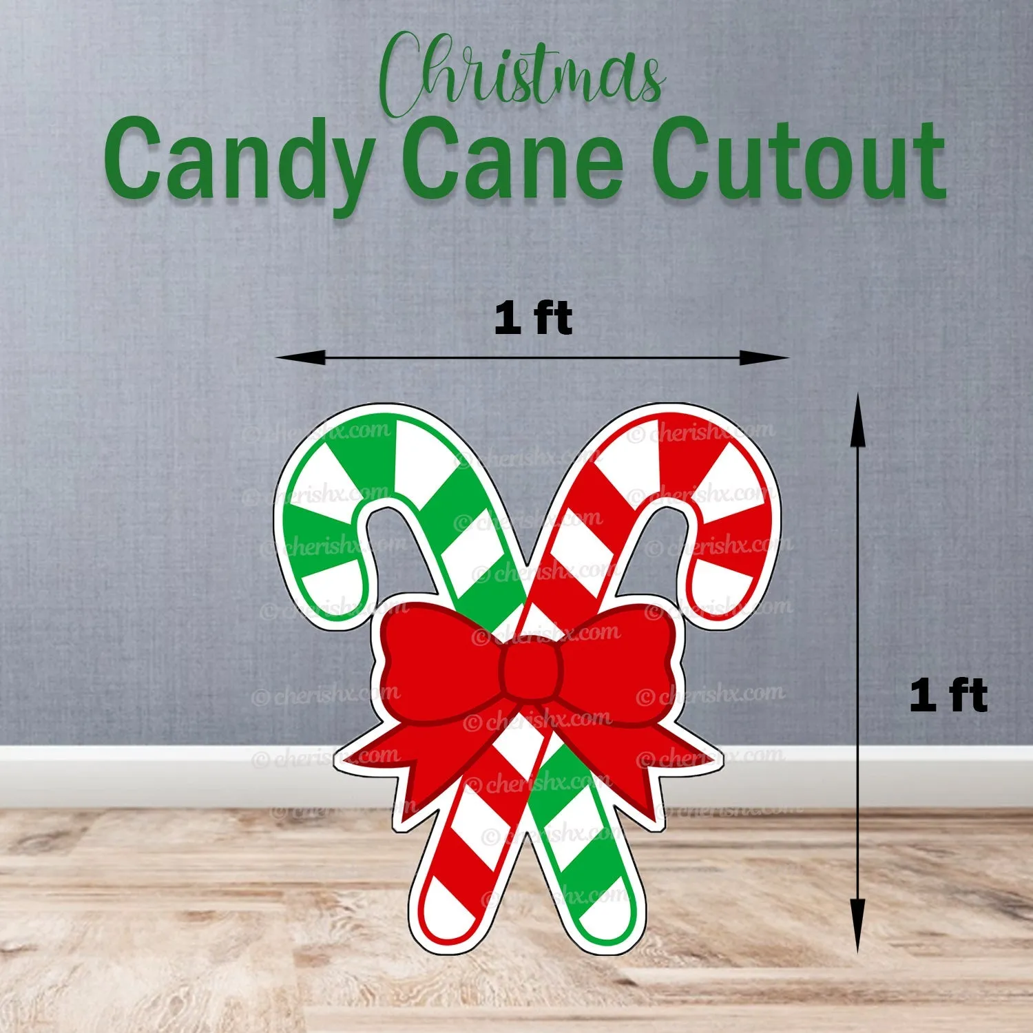 Christmas Theme Party Cutout - Candy Cane