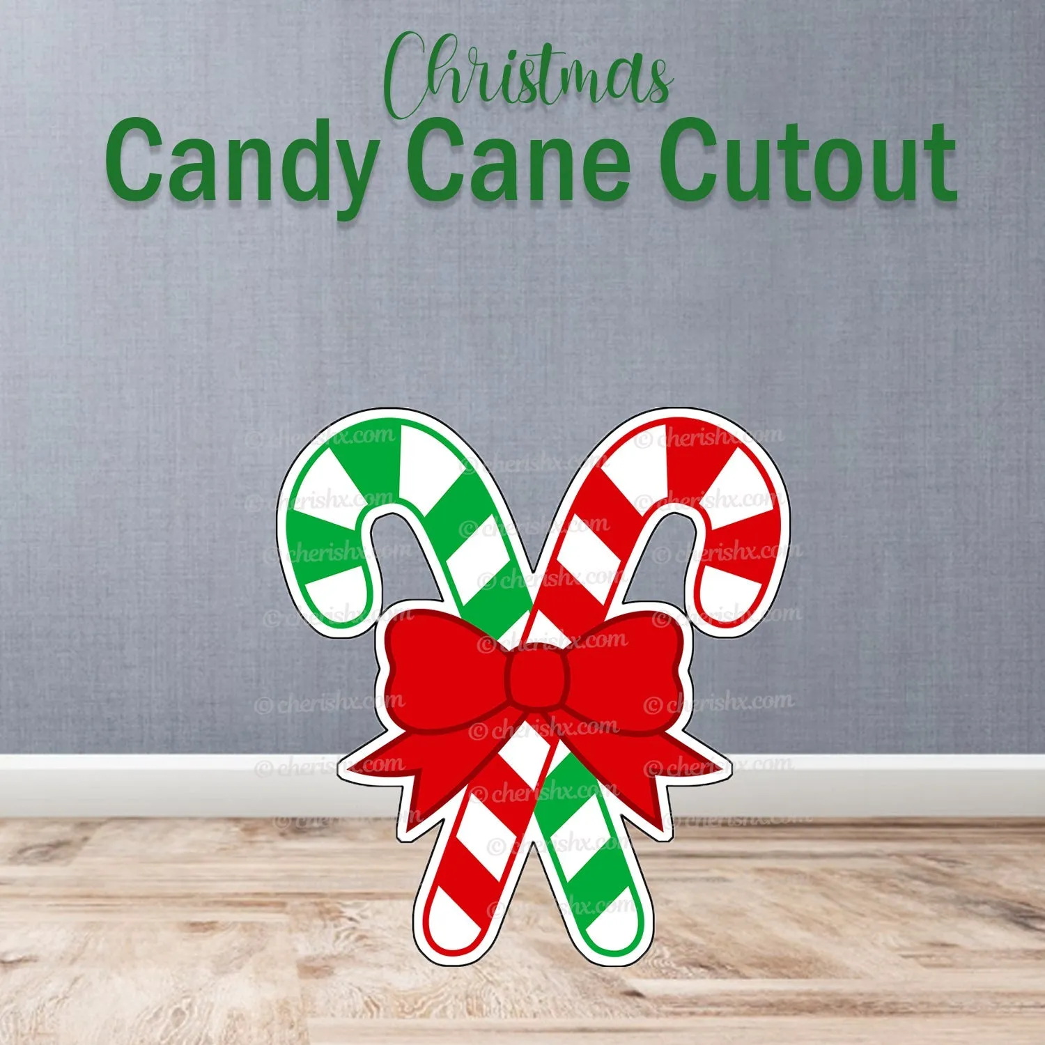 Christmas Theme Party Cutout - Candy Cane