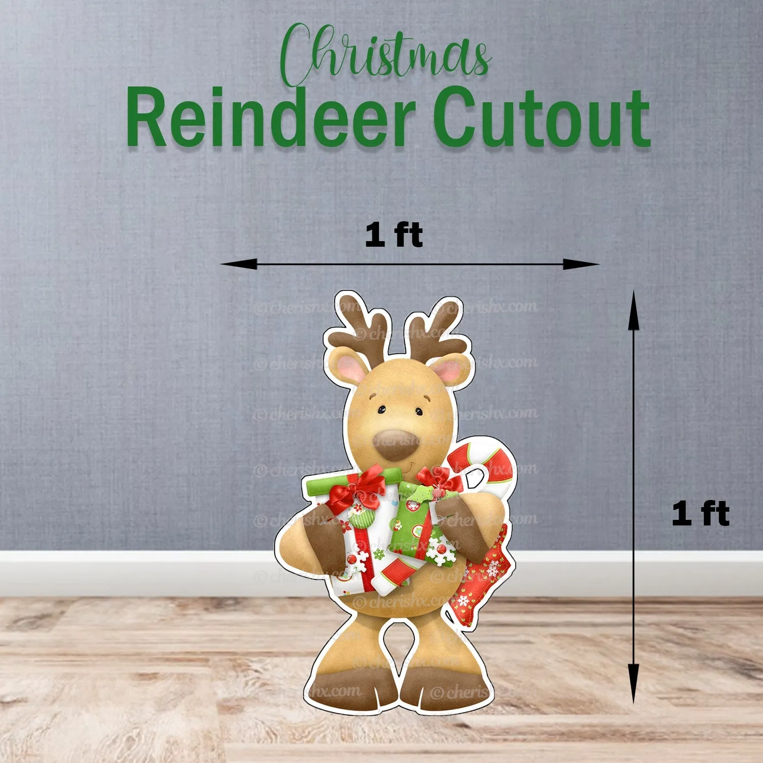 Christmas Theme Party Cutout - Reindeer