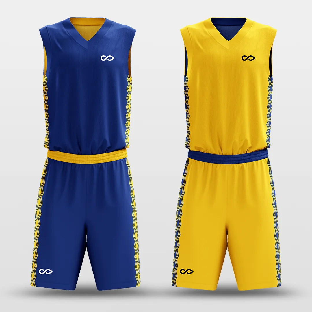 Classic 60 - Customized Reversible Sublimated Basketball Set