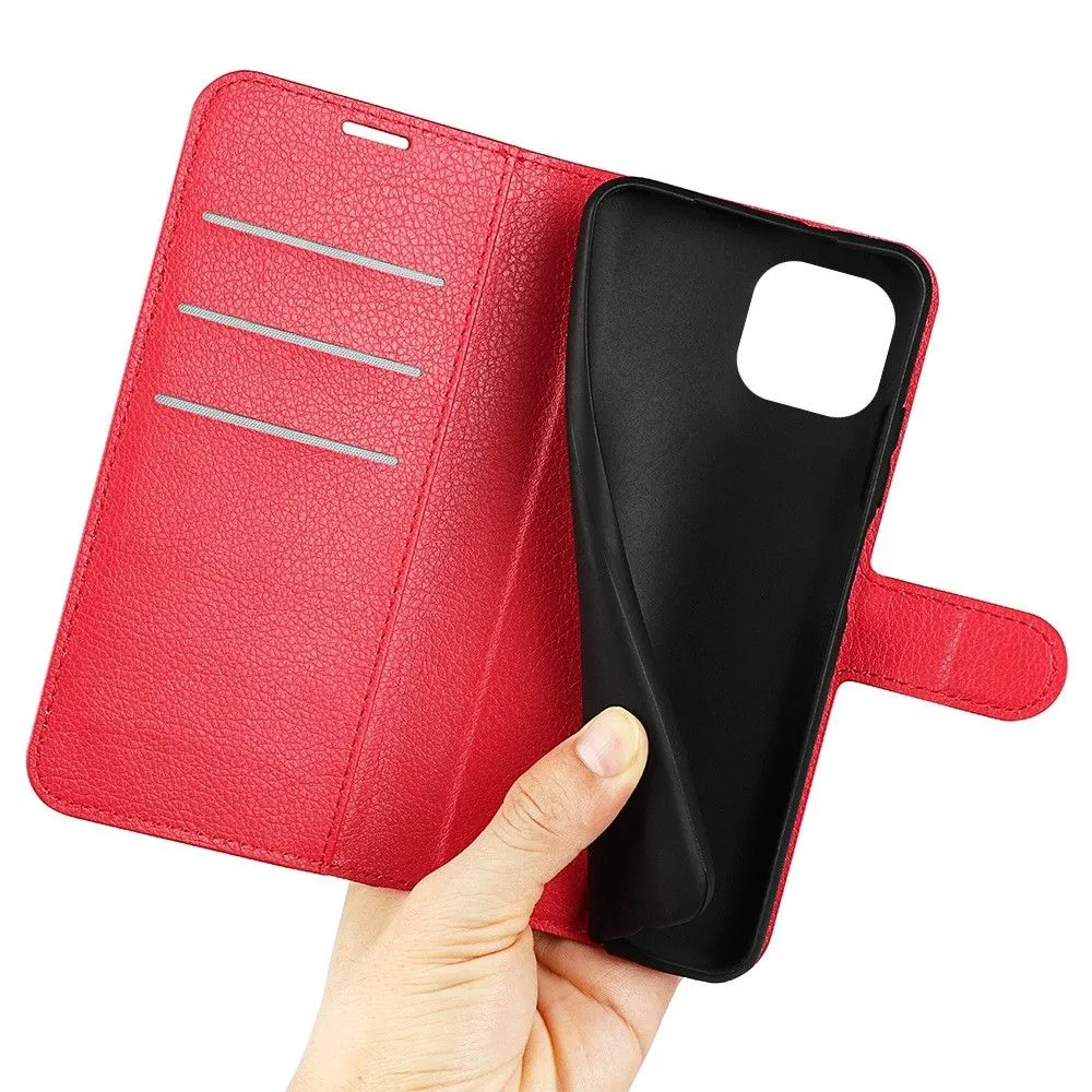 Classic iPhone 14 Max flip case - Red