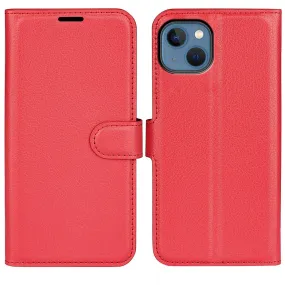 Classic iPhone 14 Max flip case - Red