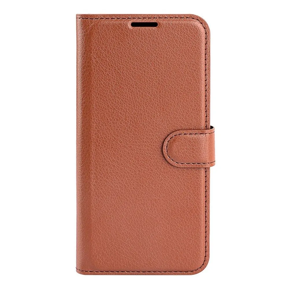 Classic iPhone 14 Pro Max flip case - Brown