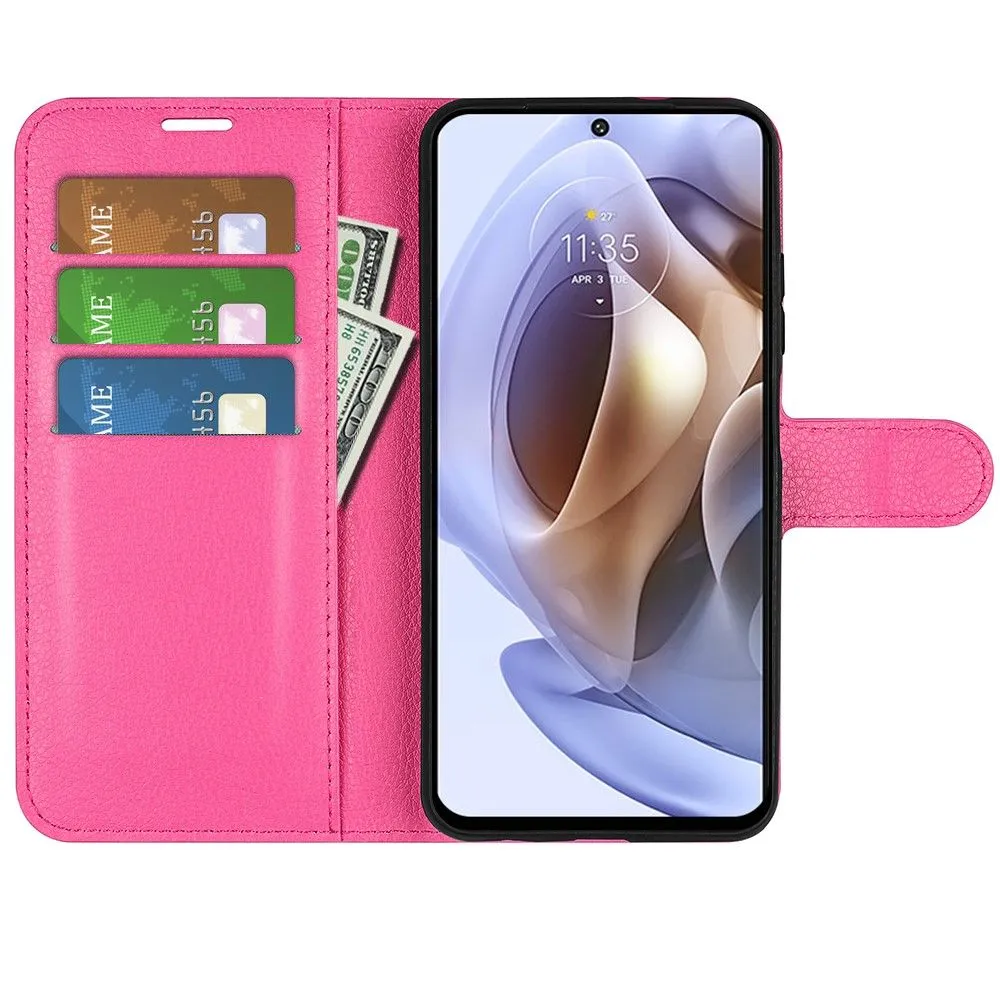 Classic Motorola Moto G31 flip case - Rose