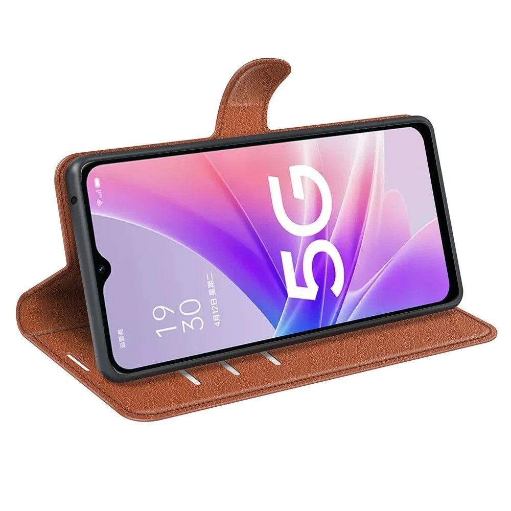 Classic Oppo A57 (2022) flip case - Brown