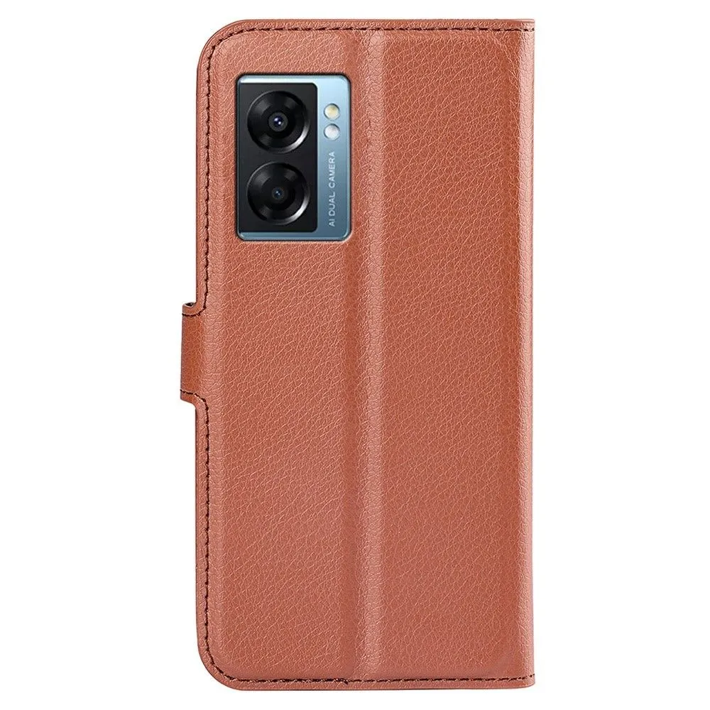 Classic Oppo A57 (2022) flip case - Brown