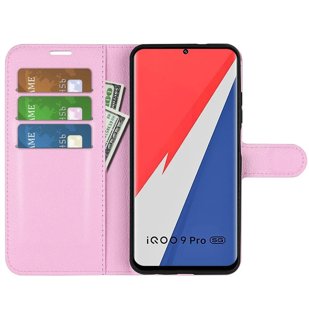 Classic Vivo iQOO 9 Pro flip case - Pink