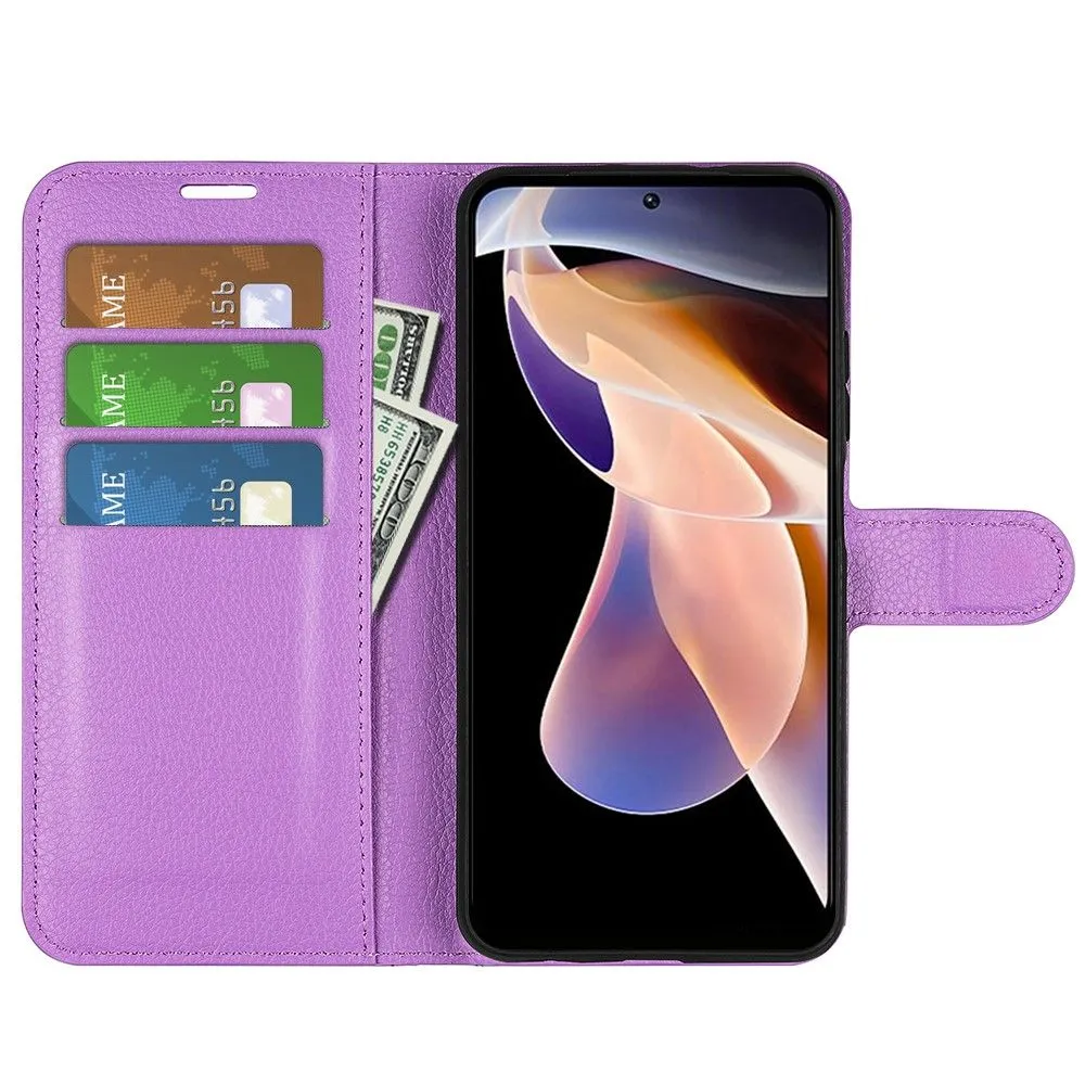 Classic Xiaomi Redmi Note 11 Pro Plus 5G flip case - Purple