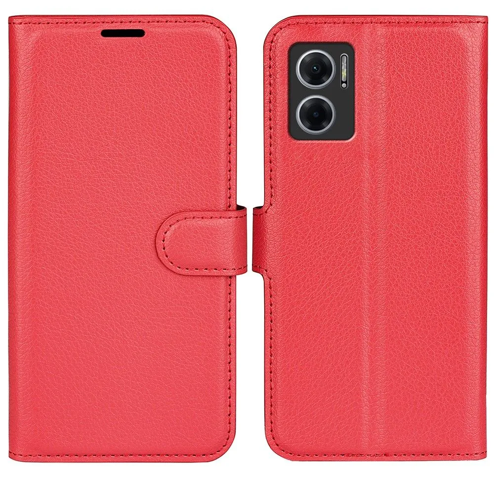 Classic Xiaomi Redmi Note 11E flip case - Red