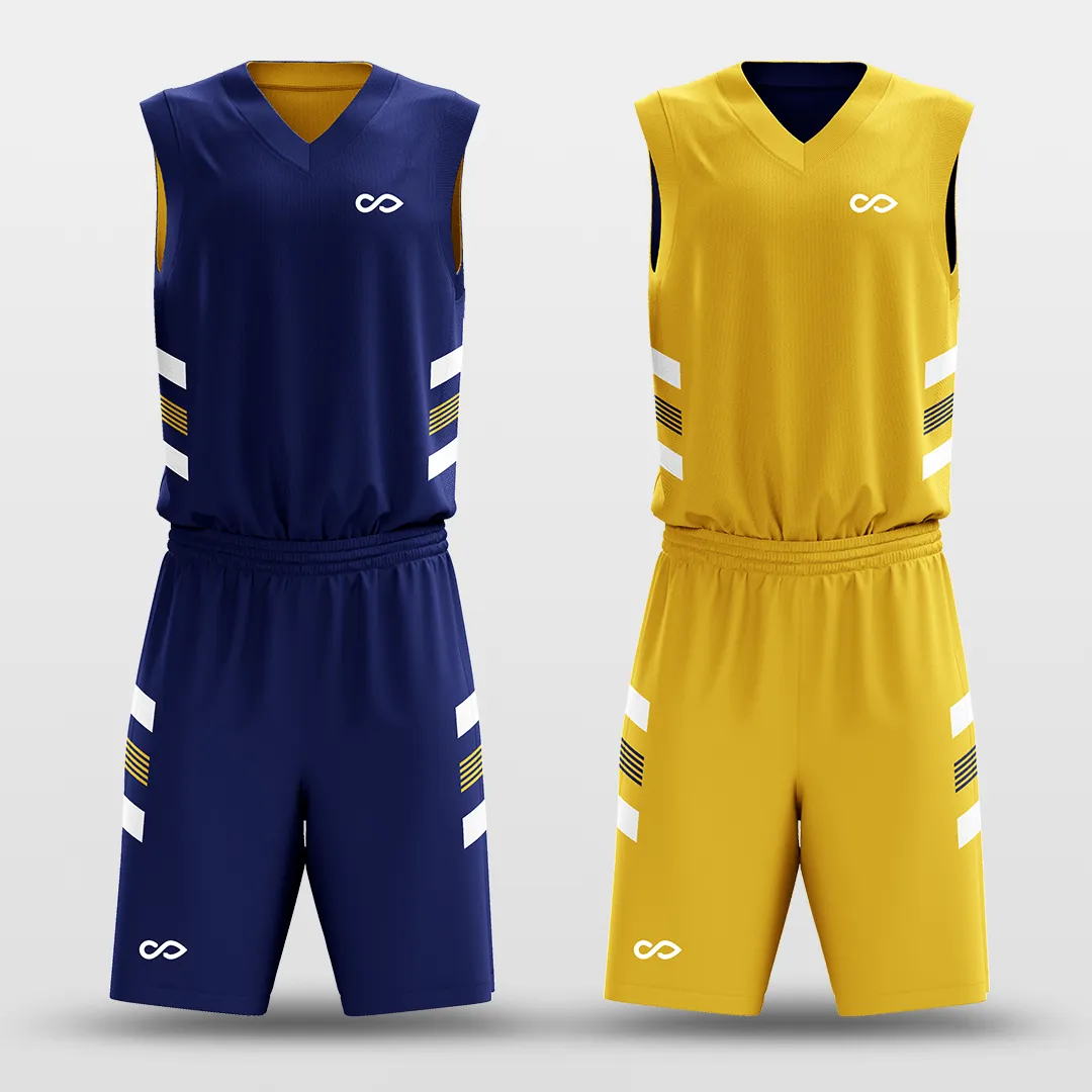 Classic39 - Customized Reversible Sublimated Basketball Set