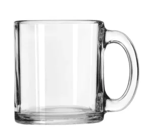 Coffee Mug, Clear, Including Personalization