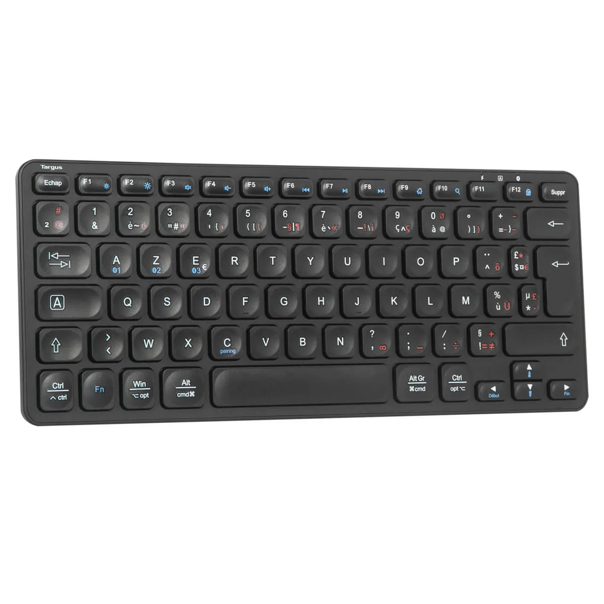 Compact Multi-Device Bluetooth® Antimicrobial Keyboard (FR)