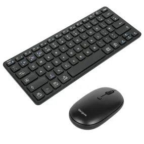 Compact Multi-Device Bluetooth® Antimicrobial Keyboard (UK) and Compact Multi-Device Antimicrobial Wireless Mouse Bundle