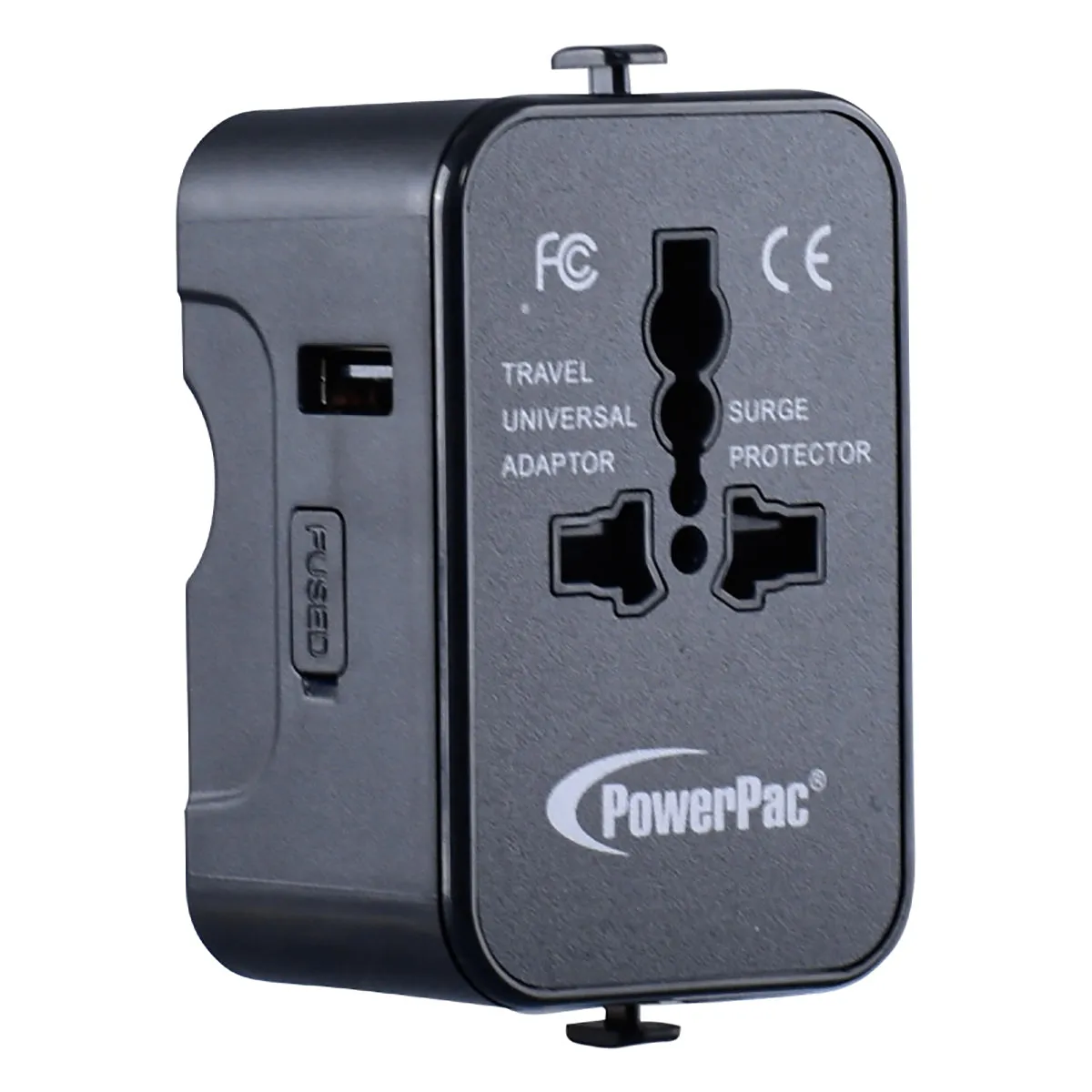 Copy of Multi Adapter | Travel Adapter With 1x USB   2xType-C Charger | US UK EU AU Adapter (PP7970) Black