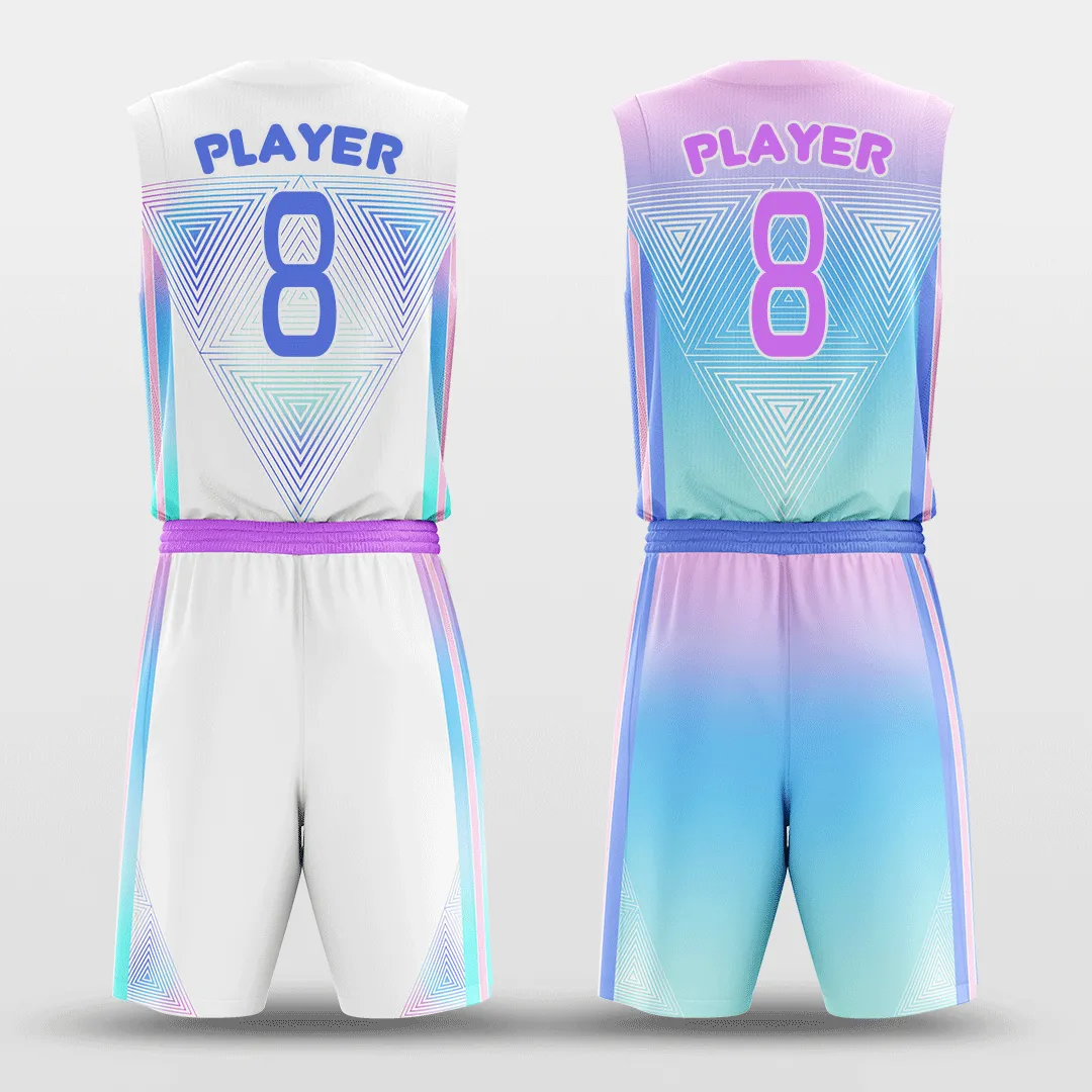 Cotton Candy - Customized Reversible Sublimated Basketball Set