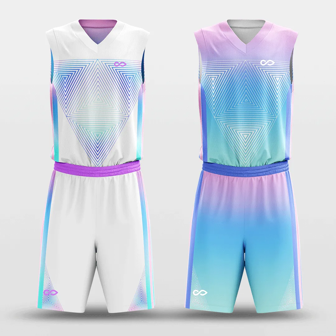 Cotton Candy - Customized Reversible Sublimated Basketball Set