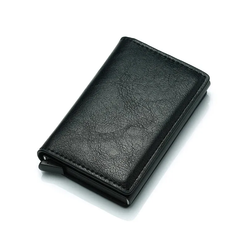 Credit Card Holder for Men Women Leather RFID Wallet Case