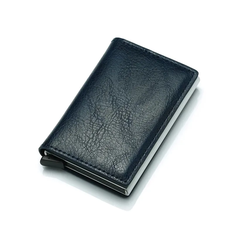 Credit Card Holder for Men Women Leather RFID Wallet Case