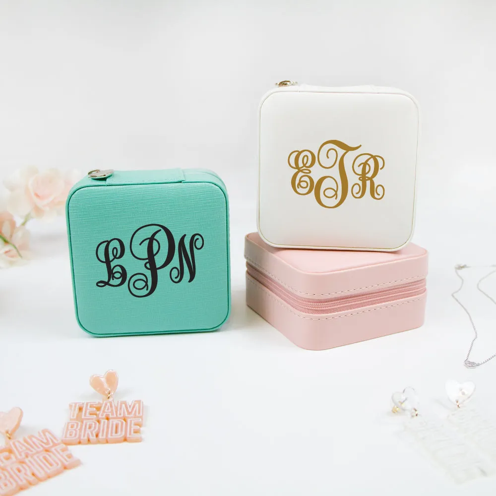 Custom Mrs. Bridal Jewelry Box