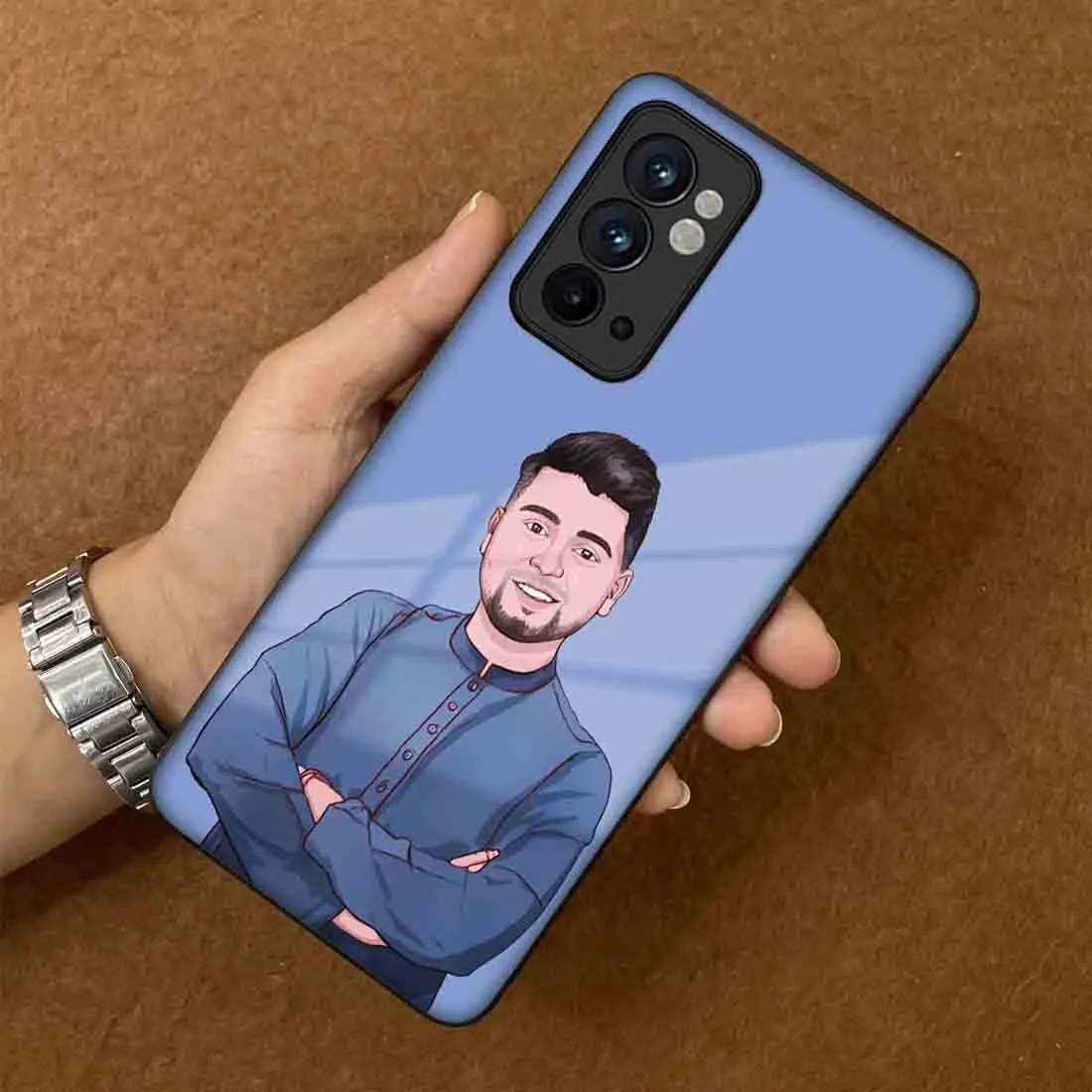 Custom Oneplus 9RT Phone Cover with Photo Designer Back Cover - Cartoonify From Photo