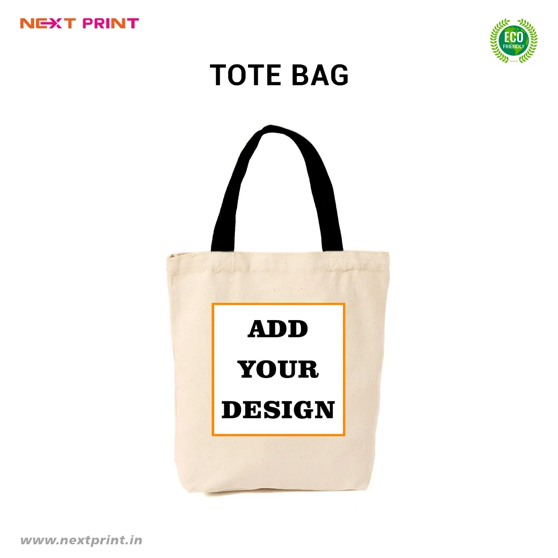 Customised Printed Tote Bag Size 16 X 19 Inches.