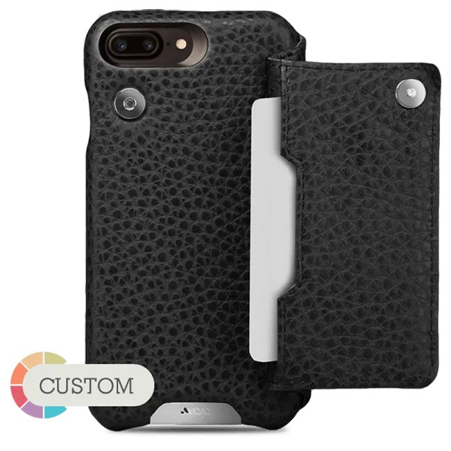 Customizable Niko Wallet iPhone 7 Plus Case Leather