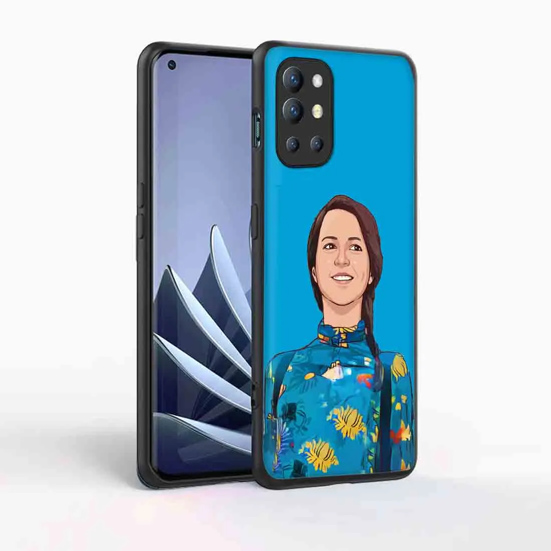 Customized Oneplus 9R Cover Case with Photo One plus Mobile Back Cover - Cartoonify From Photo