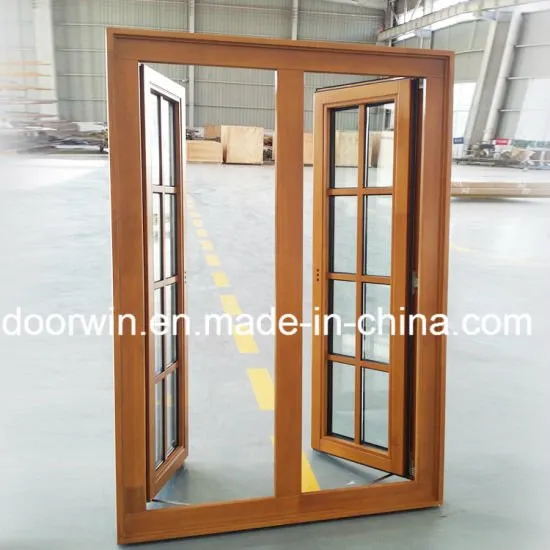 Customized Window Simple Grille Design with Glass Panel and Solid Wood - China Grille Window, Pine Wood Window