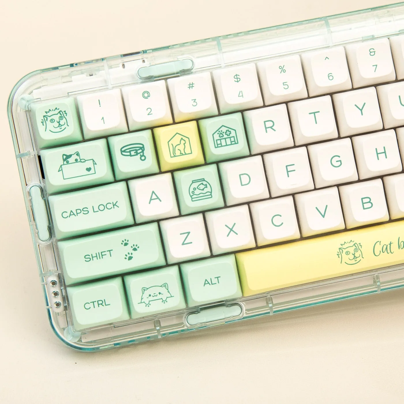 Cute PBT Dye Sublimation Keycaps | Cute keycaps set