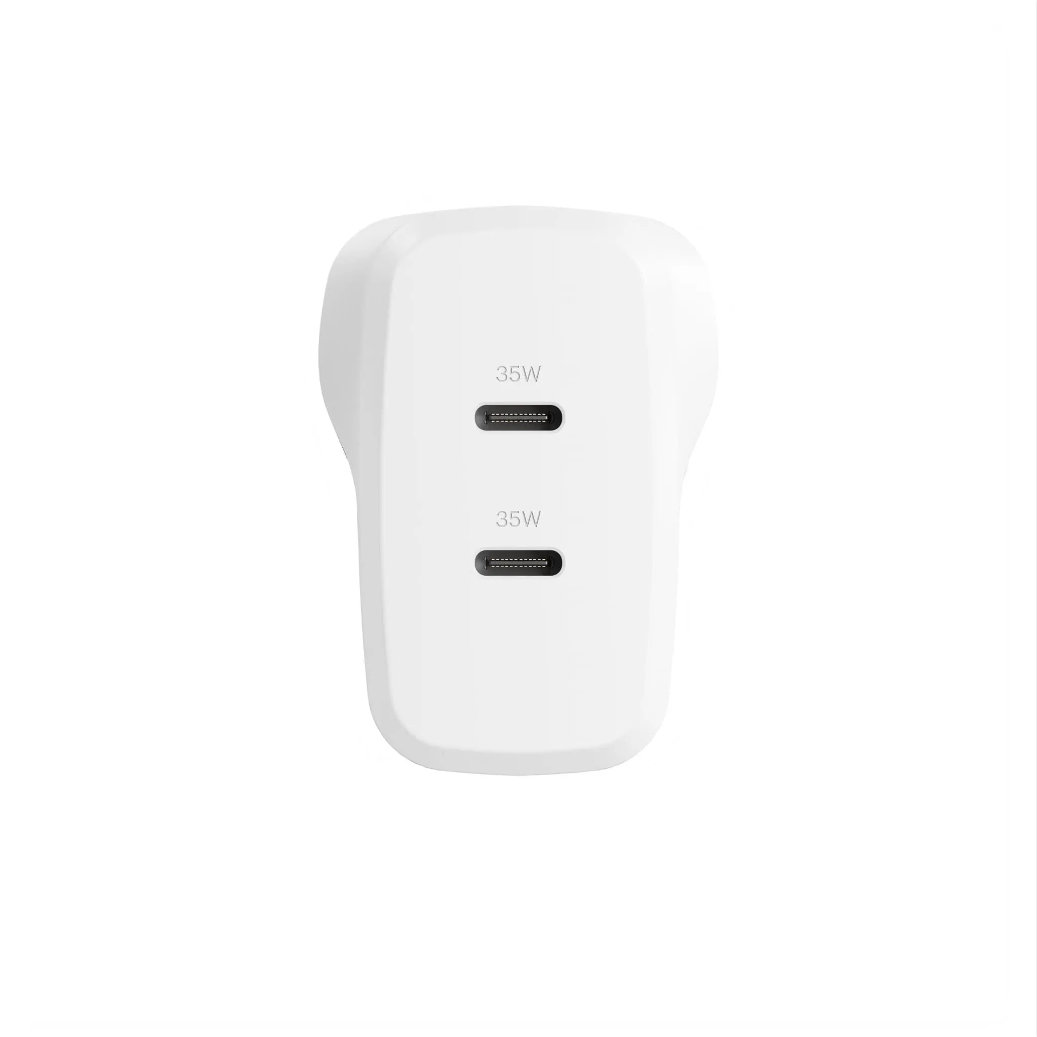 Cygnett PowerPlus 35W Dual Port USB-C Wall Charger (White)