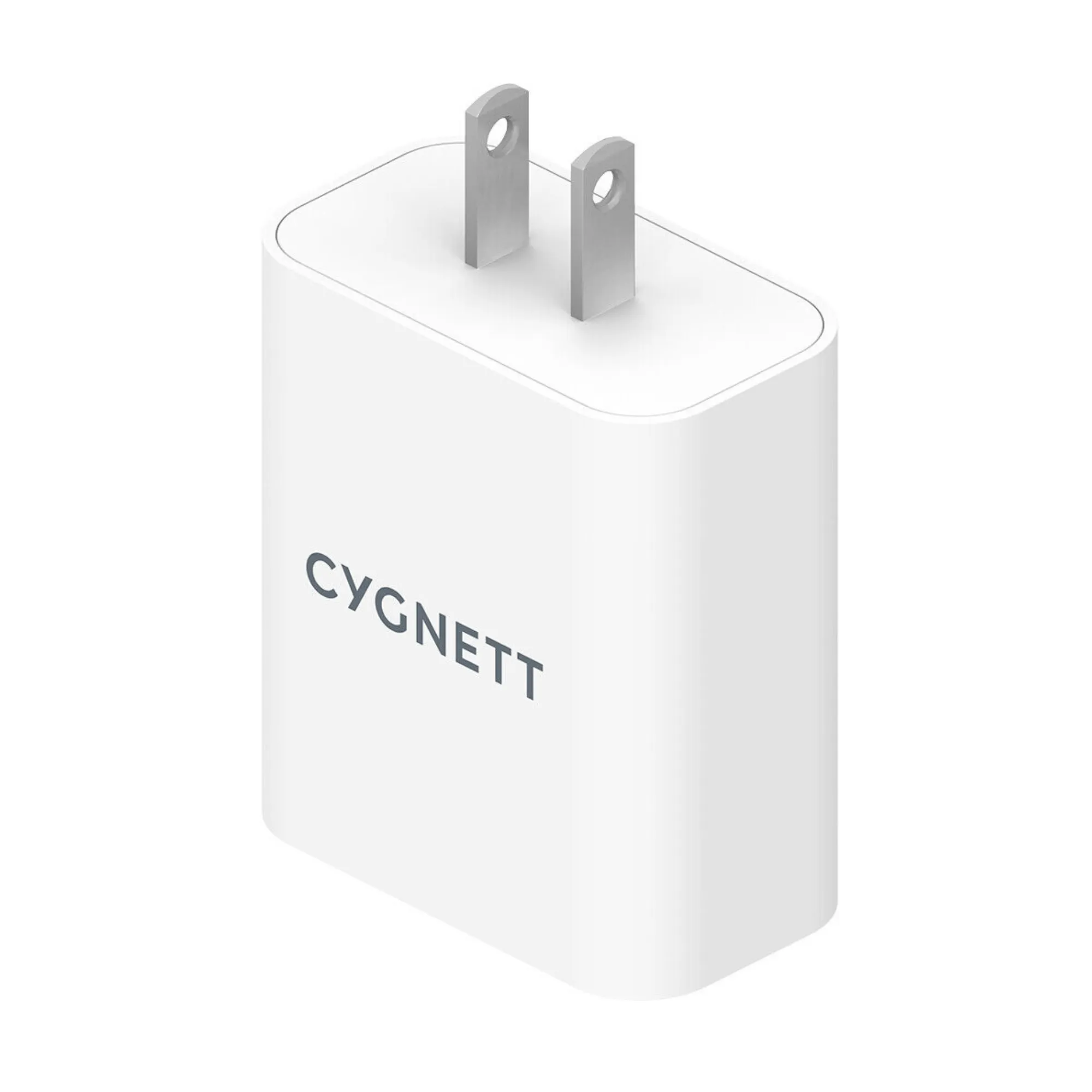 Cygnett PowerPlus 38W Dual Port Wall Charger (20W USB-C / 18W USB-A)