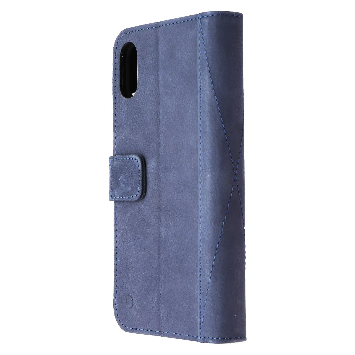 DECODED Full Grain Leather Folio   Case for Apple iPhone XR - Light Blue