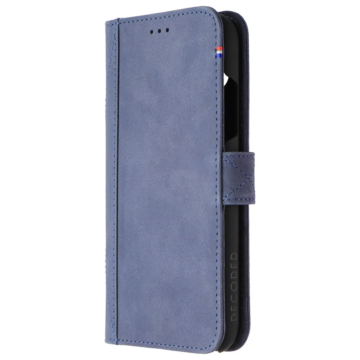 DECODED Full Grain Leather Folio   Case for Apple iPhone XR - Light Blue