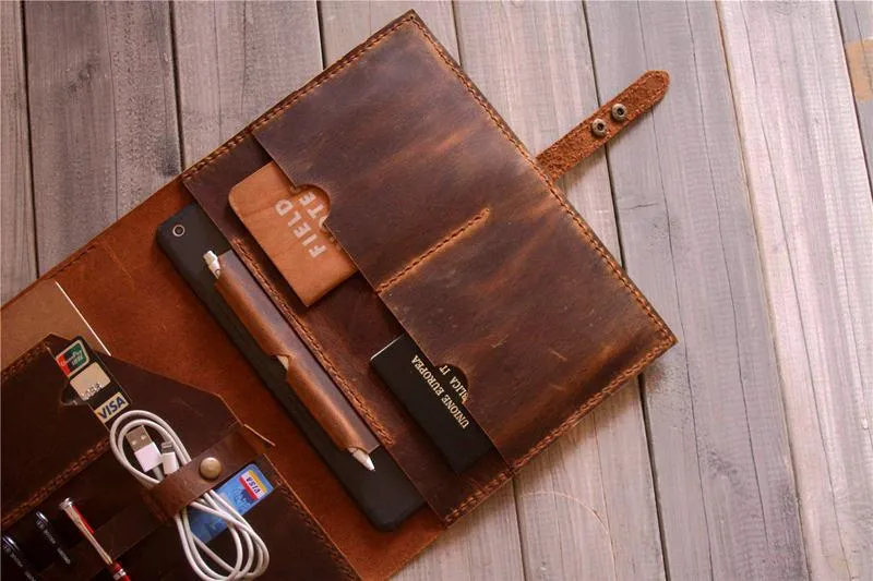 Dell Laptop Case Personalized Leather Sleeve