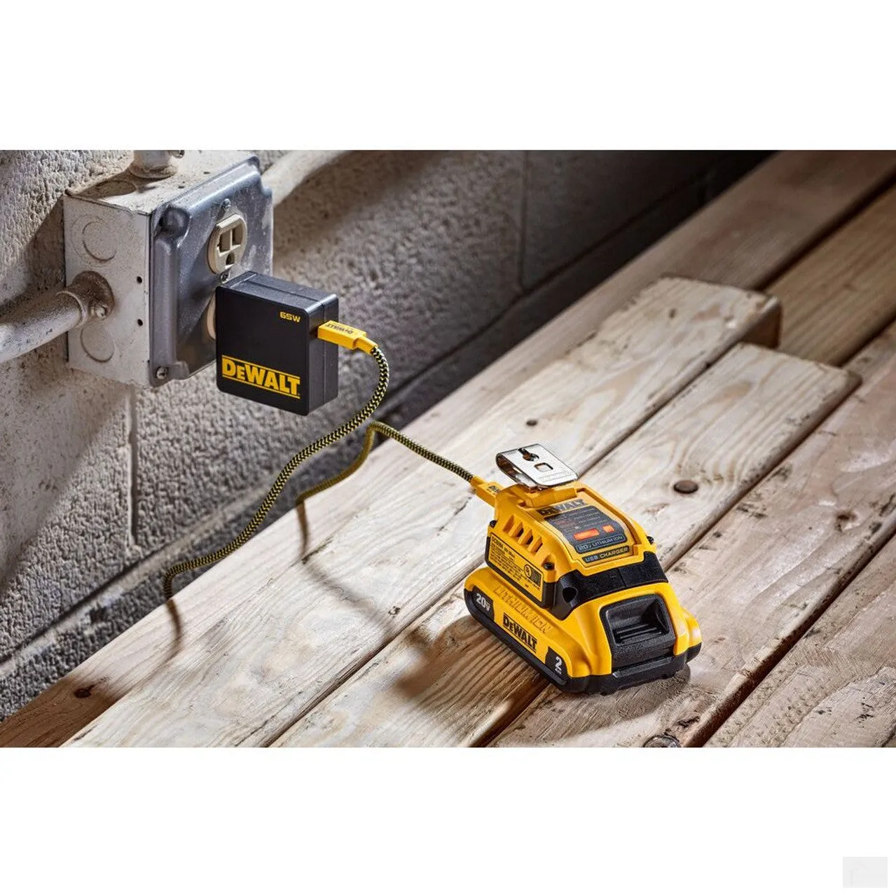 DEWALT 20V Max USB-C Charging System (Tool Only) DCB094K