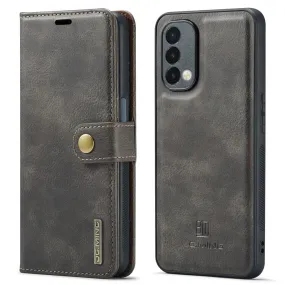 DG.MING OnePlus Nord N200 5G 2-in-1 Wallet Case - Grey