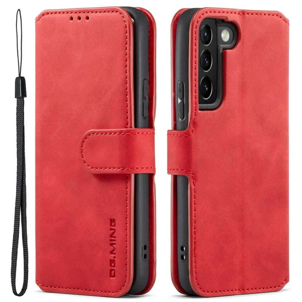 DG.MING Samsung Galaxy S22 Plus Retro Case - Red