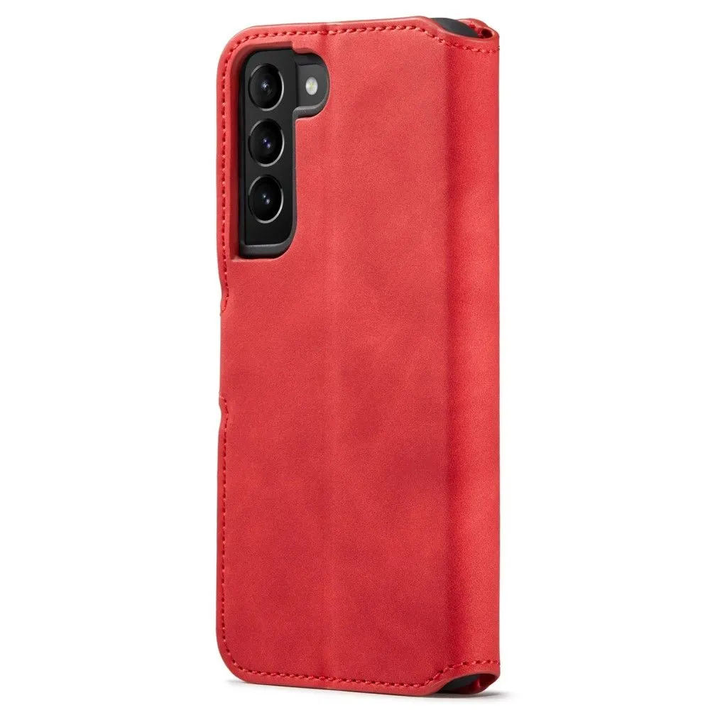 DG.MING Samsung Galaxy S22 Plus Retro Case - Red